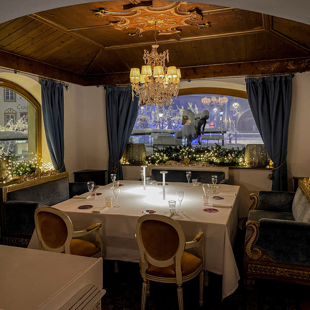 科尔蒂纳 Hostaria 酒店 - temporary restaurant | © Davide Groppi srl | All Rights Reserved